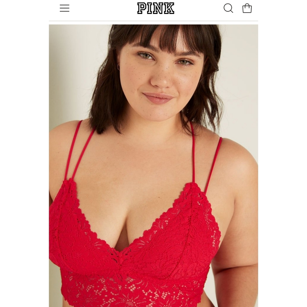 PINK Victoria's Secret NWT Longline Bralette Size small
